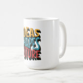 T-Shirt Kaffeetasse (VorderseiteRechts)