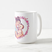 T-Shirt Kaffeetasse (VorderseiteRechts)