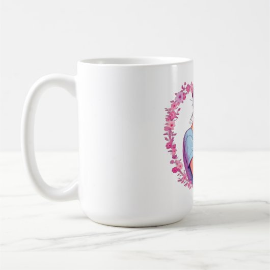 T-Shirt Kaffeetasse (Links)