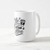T - Shirt Kaffeetasse (VorderseiteRechts)