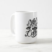 T - Shirt Kaffeetasse (Vorderseite Links)