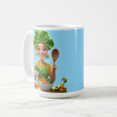 T-Shirt Kaffeetasse (Vorderseite Links)