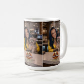 T-Shirt Kaffeetasse (VorderseiteRechts)