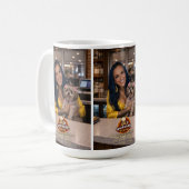 T-Shirt Kaffeetasse (Vorderseite Links)