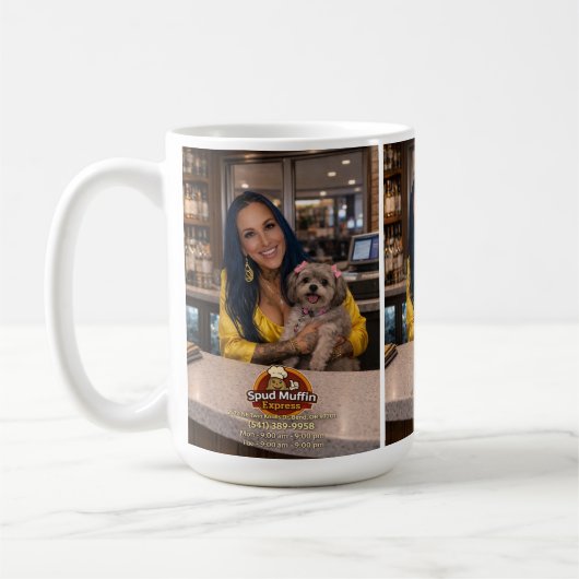 T-Shirt Kaffeetasse (Links)