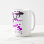 T-Shirt Kaffeetasse (VorderseiteRechts)