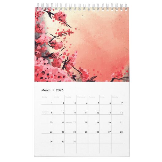 T-Shirt Kalender (Mär 2026)