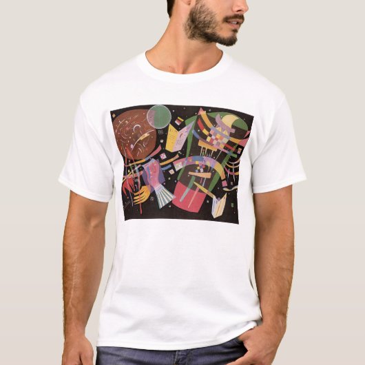 T - Shirt Kandinsky Zusammensetzungs-X (Vorderseite)