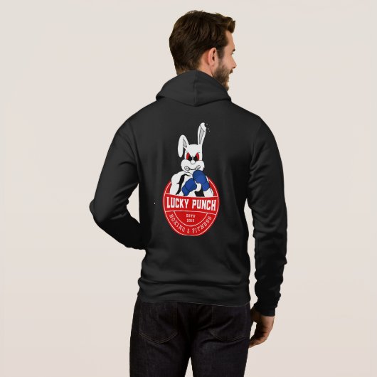 T-Shirt Kapuzenpullover Hoodie (Schwarz voll)