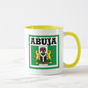 T - Shirt Karte NO1 Abuja, Nigerias und usw. Tasse