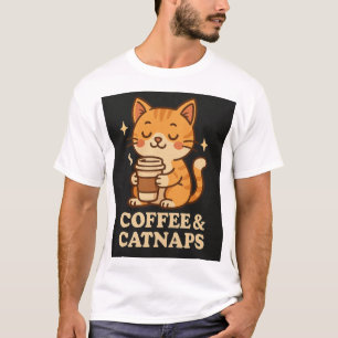T - Shirt-Katzenaufkleber T-Shirt