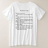 T - Shirt Katzenklammer Plus Größe (Schwarzer Text (Design Rückseite)