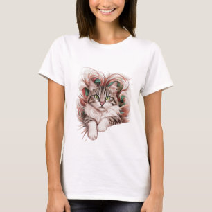 T - Shirt Katzenklamotten aus Foto