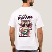 T - Shirt Kawaii Rock Cat (Rückseite)