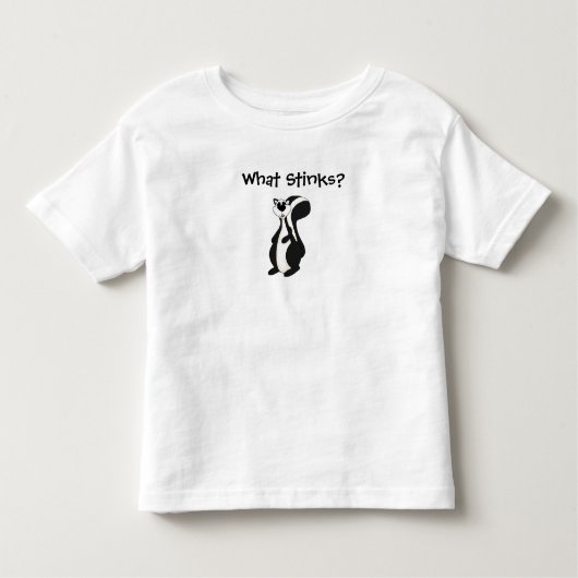 T - Shirt Kid's Boys Skunk Was stinkt (Vorderseite)