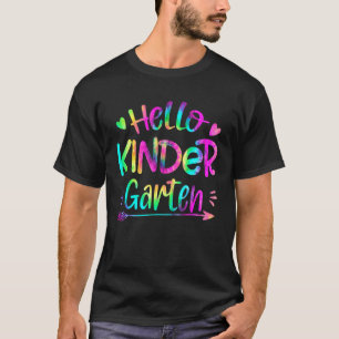 T-Shirt Kindergarten-Lehrer Zurück zur Schule Erst