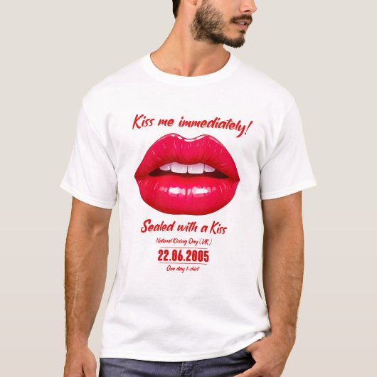 T-Shirt Kiss (Vorderseite)