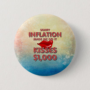 T-SHIRT Kiss - Inflationstasten Button
