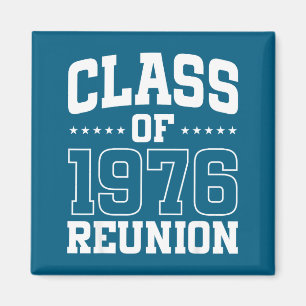 T-Shirt Klasse 1976 Wiedervereinigung 50 Alumni Magnet