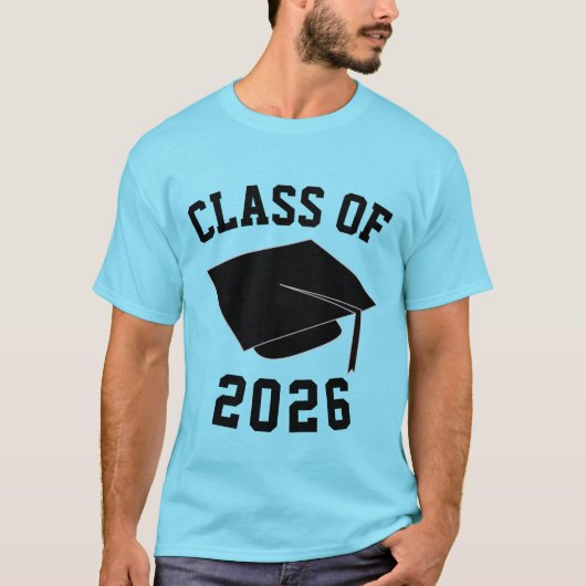 T-Shirt Klasse 2026 zum Anpassen (Vorderseite)