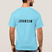 T-Shirt Klasse 2026 zum Anpassen (Rückseite)