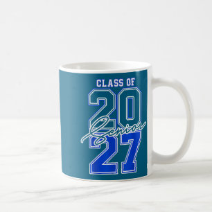 T-Shirt Klasse 2027 Senior 2027 Abschluss Kaffeetasse