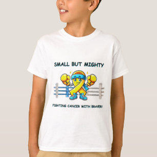 T-Shirt "Kleine, aber mächtige - gelbe Schleife"