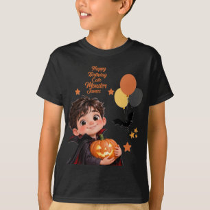 T-Shirt 'Kleines Monster Halloween Geburtstag' für