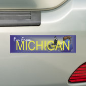 T-SHIRT komme ich aus Michigan Autoaufkleber (Auf Auto)