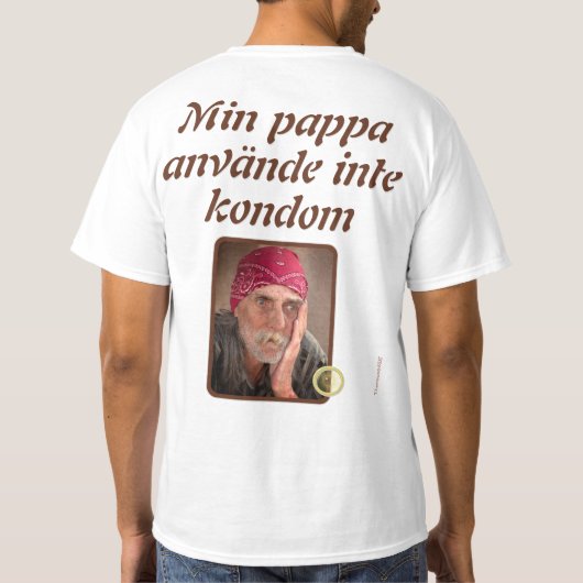 T-shirt — Kondom (Rückseite)
