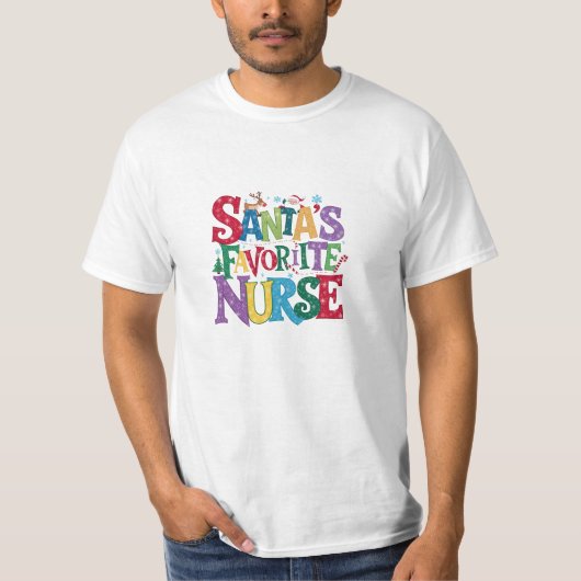 T - Shirt - Krankenschwester - Santa (Vorderseite)