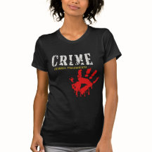T - Shirt krimineller Fingerabdrücke