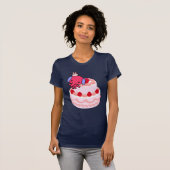 T - Shirt - Kuchen-Elefant - großer Kuchen (Vorne ganz)