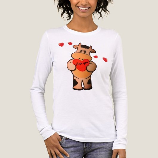T-Shirt Kuh-Gefühle Tri-Blend Shirt (Vorderseite)