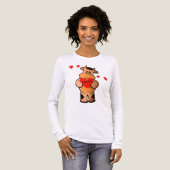 T-Shirt Kuh-Gefühle Tri-Blend Shirt (Vorderseite voll)