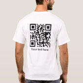 T - Shirt (kundenspezifischer Text) (Rückseite)