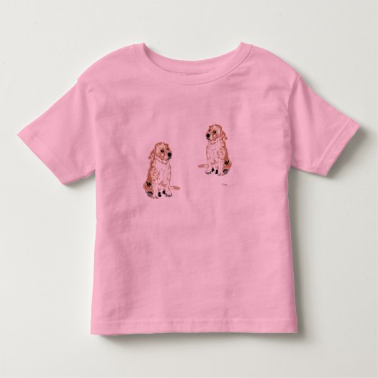 T - Shirt: Labrador Retriever Kleinkind T-shirt (Vorderseite)