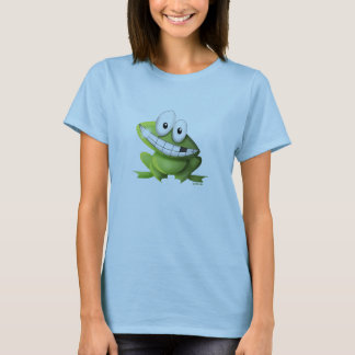 T-Shirt lächelnder Frosch