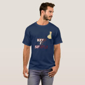 T - Shirt Lama behielt es einfach (Vorne ganz)