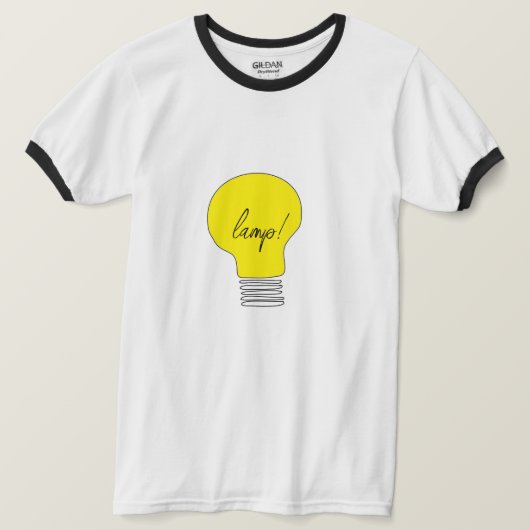 t Shirt Lampe niedlich4 (Design vorne)