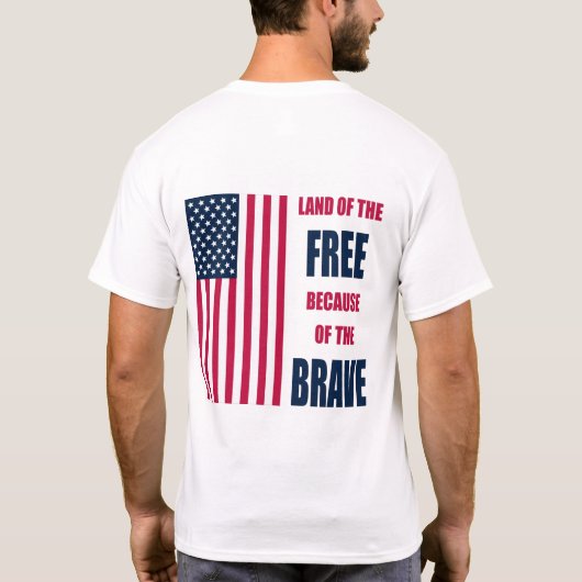 T - Shirt (Land der FREE) (Rückseite)