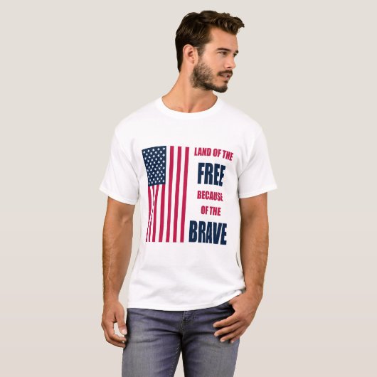T - Shirt (Land der FREE) (Vorne ganz)