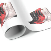 T-SHIRT Land-Stiefel Geschenkpapier (Rolleneckpunkt)
