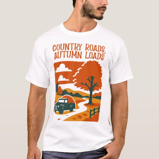 T - Shirt Landstraßen - Herbstlasten | Natur-Liebe (Vorderseite)