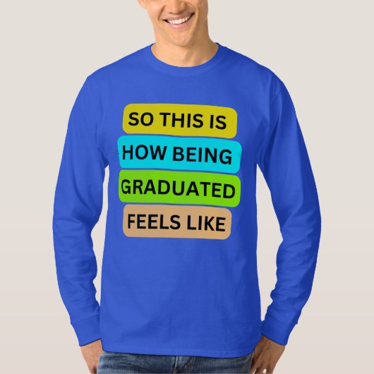 T - Shirt lang Ärmel tief königsblau SO_THIS_IS_HO (Vorderseite)