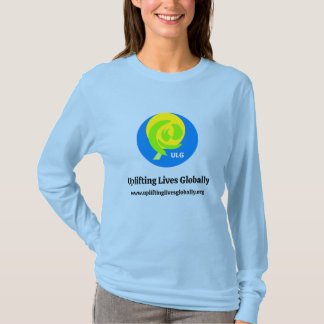 T - Shirt Langarm - L Blau