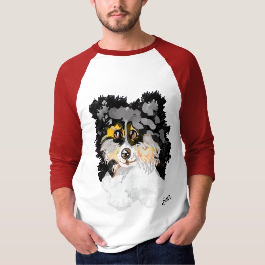 T - Shirt Langschläfchen : War Niedlich. (Vorderseite)