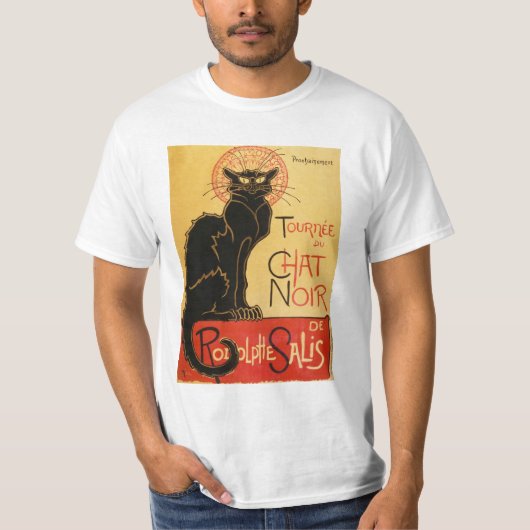 T - Shirt Le Chat Noir (Vorderseite)