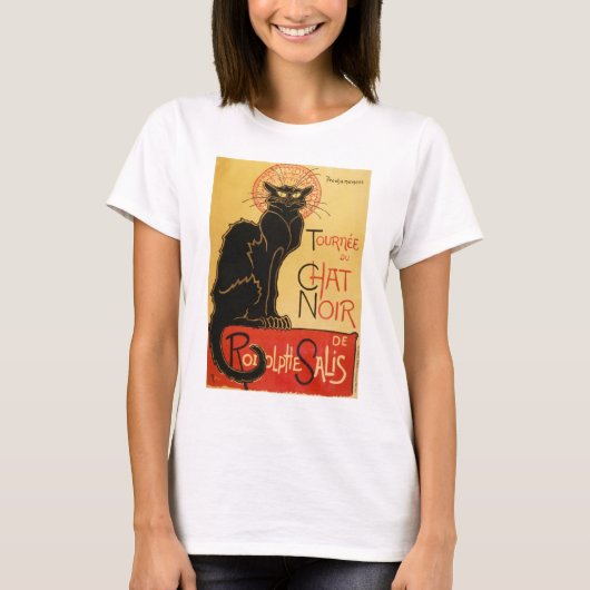 T - Shirt Le Chat Noir (Vorderseite)