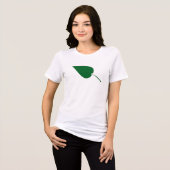 T-Shirt "Leaf Life" Tri-Blend Shirt (Vorderseite voll)